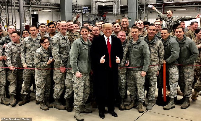 Donald Trump Thanksgiving 2019 in Afghanistan