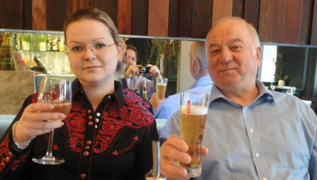 Sergei Skripal mit Tochter Yulia am 4. März 2018
