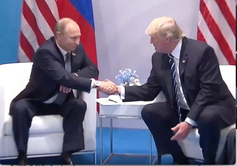 Präsidenten Trump und Putin auf dem G20 Gipfel 2017 - Videoausschnitt