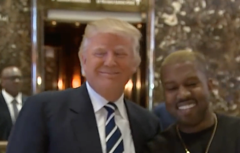 Kanye West trifft Donald Trump Dezember 2016 Foto: YouTube Video