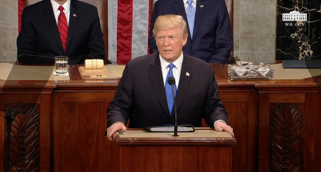 Präsident Trump Rede zur Lage der Nation 2018 Bildquelle: Weißes Haus
