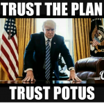 Trust the Plan Meme Q Anon
