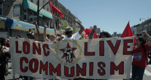 Demonstration für Kommunismus zum 1. Mai 2016 USA Foto YouTube