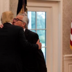 Begrüßung im Weißen Haus Juncker- Trump