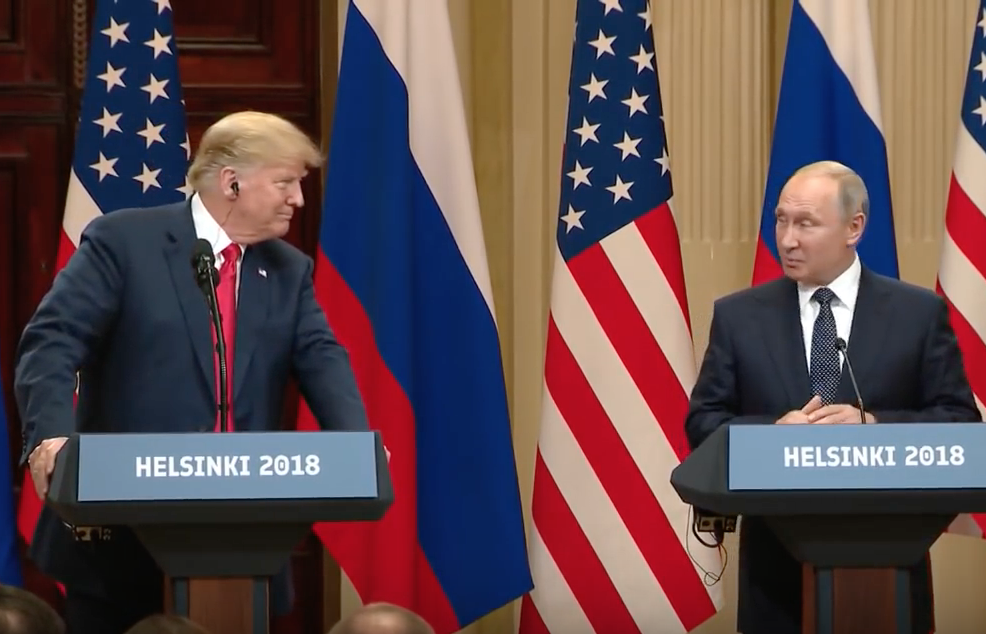 PK in Helsinki - Trump und Putin am 16.7.2018