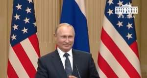 Putin bei gemeinsamer Pressekonferenz mit Trump in Helsinki