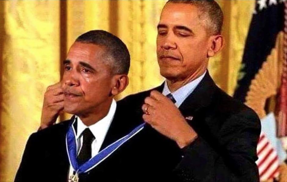 Obama verleiht sich selbst eine Medaille