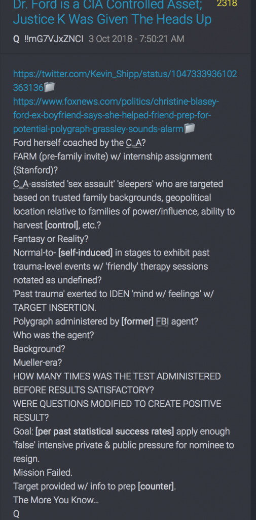 Dr. Ford ein Werkzeug des CIA