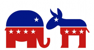 Die Symbole der amerikanischen Parteien