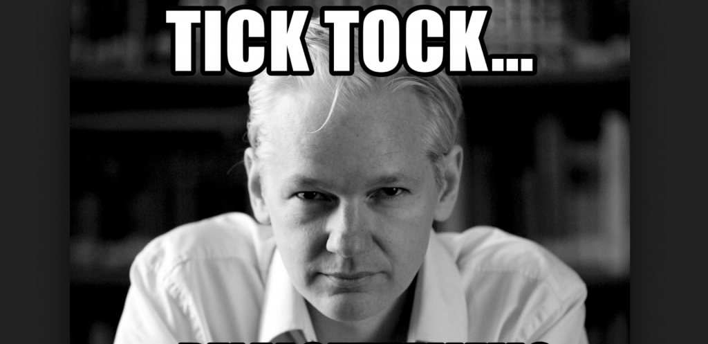 Julian Assange Tick Tock Meme