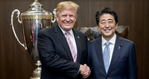 Donald Trump und Ministerpräsident Abe in Tokyo Foto Donald Trump via Twitter