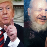 Donald Trump and Julian Assange