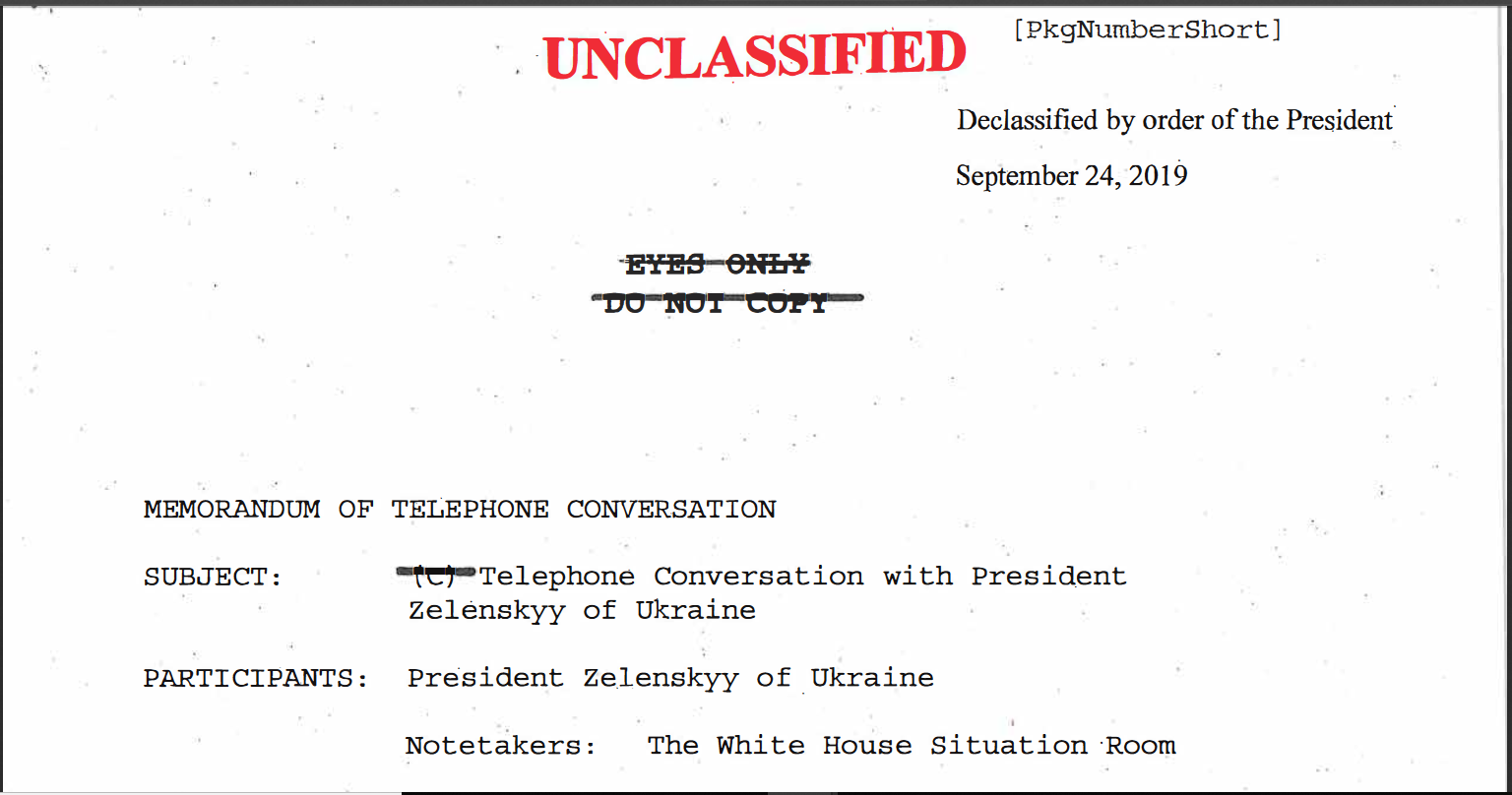 Freigabe Telefonat zwischen Trump und Zelinsky