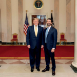 Donald und Donald Trump im Weißen Haus - offizielles WH Foto